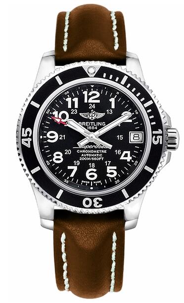 Replica Breitling Superocean II 36 A17312C9-BD91-416X Leather Strap watches